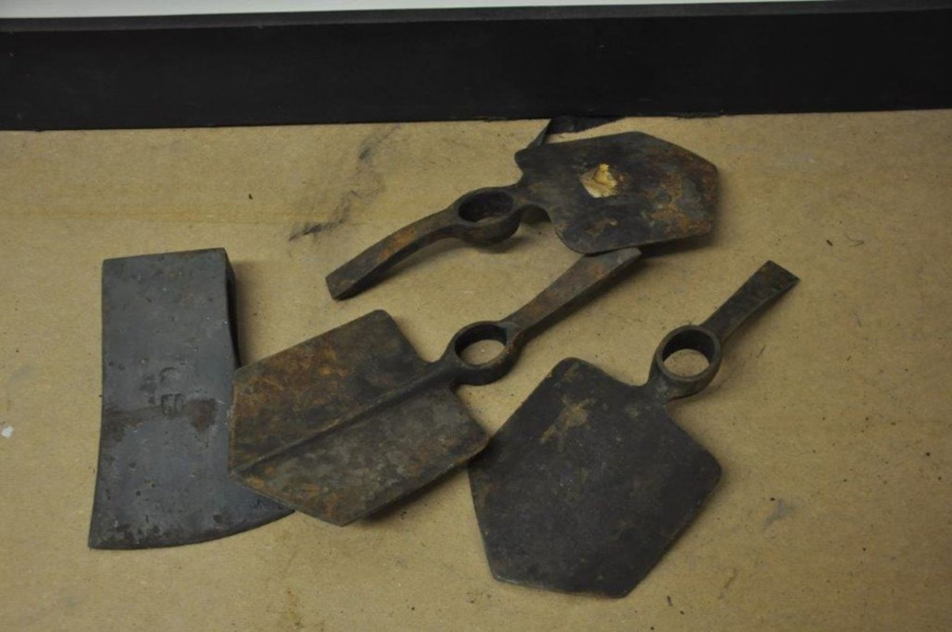 3 Pickaxe heads and 1 axe head - Image 2 of 3