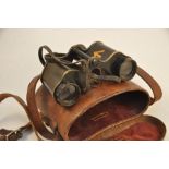 WWI Officers pair of Ross London binoculars