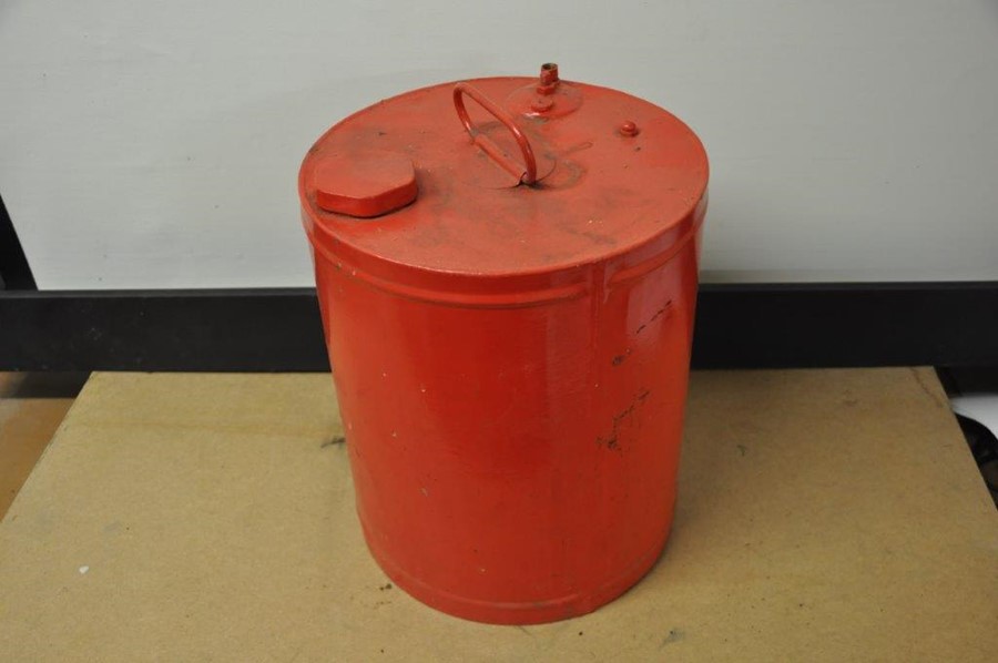 Vintage Red Gasoline Can Possibly For a Boat