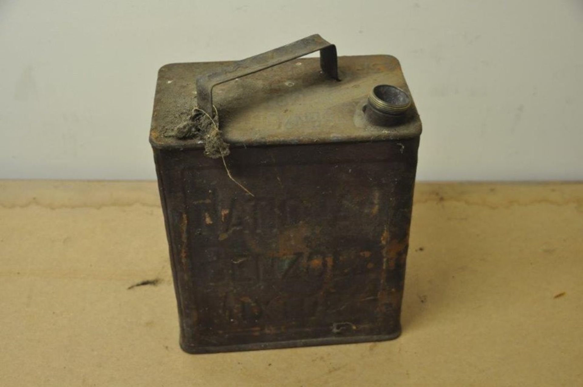 Vintage National Benzole Mixture Petrol Can