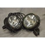 Pair of Ex-military search light