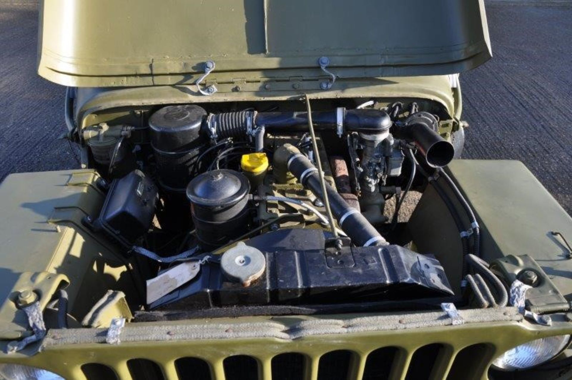 WW2 1945 Willys Jeep 4x4 airfield model - Image 9 of 14