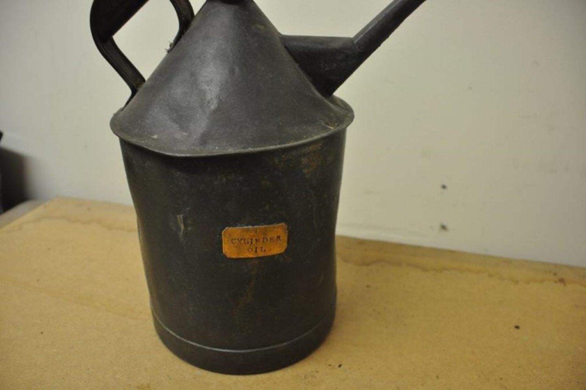 Vintage Cylinder Oil Pot - Image 2 of 2