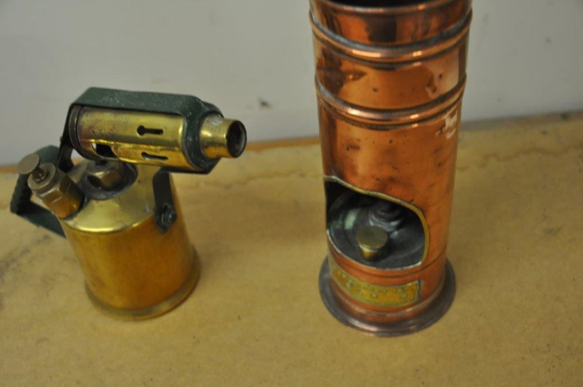 Vintage Copper Burner And Gas Torch - Image 2 of 3