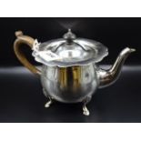 William Henry Sparrow, Birmingham, 1903 Silver Tea Pot 390g in total