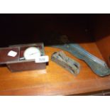 Vintage Bull Nose Plane , Callipers & Gauge