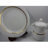 Around 65 pieces of Thomas of Germany white china with gilt detailing