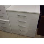 5 Drawer Chest & Pair of 3 Drawer Bedside Cabinets