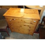 Modern Pine 4 draw chest 32 inches wide