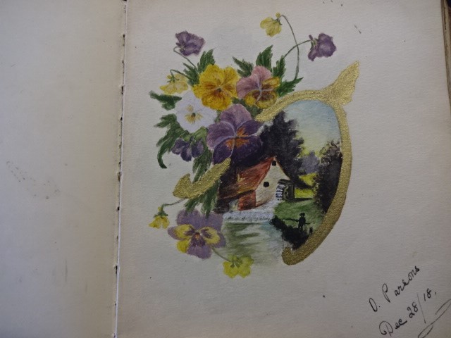 Small book of sketches, poems etc from WW1 to 1950's - Image 5 of 7