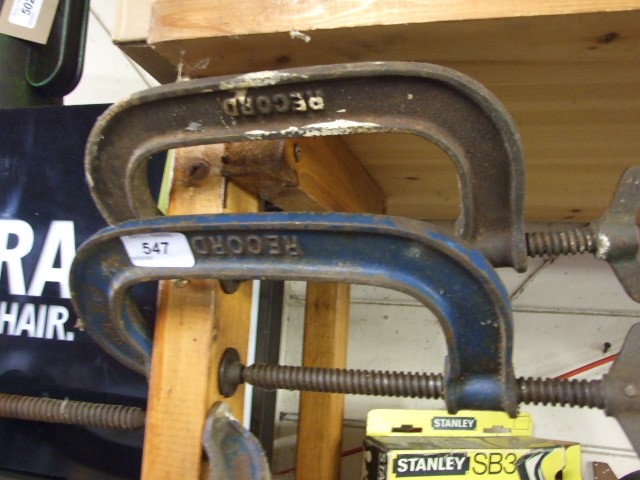 4 Record G Clamps - Image 2 of 3