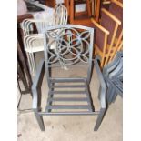 4 Metal Garden Chairs ( surface rust )