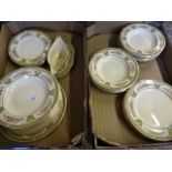 Around 40 pieces of Johnson Brothers china, mostly plates, Chester pattern