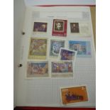 Small folder of stamps from all over the world