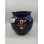 Carltonware Armorial jar, 14cm tall