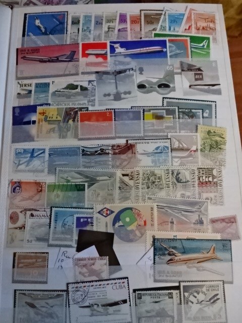 5 aircraft related stamp albums including DC3 - Image 3 of 8