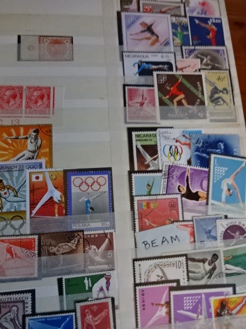 5 sport related stamp albums - Image 4 of 8