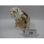 Royal Crown Derby Dog, no stopper, 9cm tall