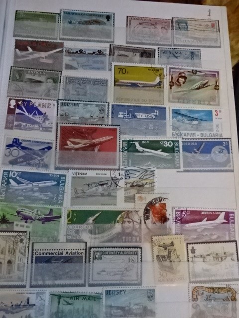 5 aircraft related stamp albums including DC3 - Image 4 of 8