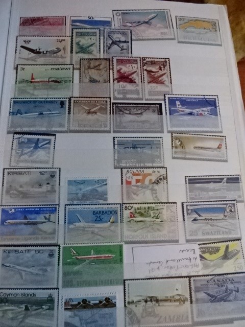 5 aircraft related stamp albums including DC3 - Image 2 of 8
