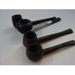 4 pipes to include Fitzroy real briar, Old Bond of France and Falcon