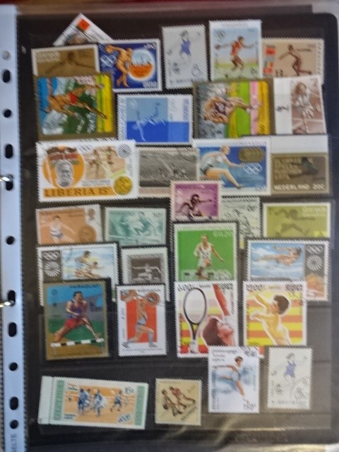 5 sport related stamp albums - Image 2 of 8