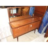 Retro G plan Style Dressing Table & Bedside Cabinet