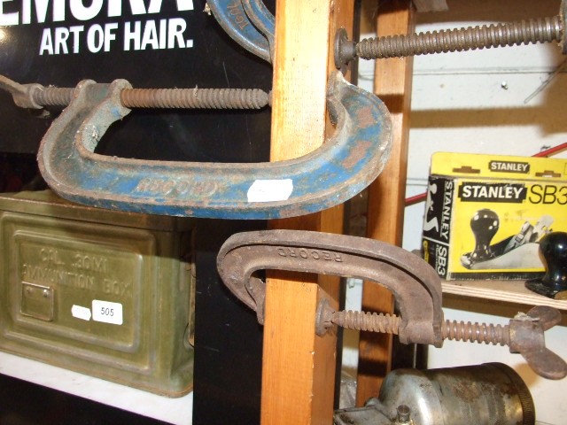 4 Record G Clamps - Image 3 of 3