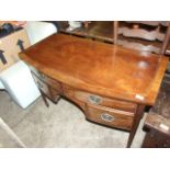 Bow front Knee hole Desk / Dressing Table