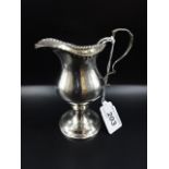 Nathan and Hayes, Chester, 1889 Silver Cream Jug 85g A/F