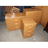 4 Draw Chest , 3 Draw Chest & 3 Drawer Bedside