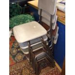 6 Vintage School Chairs