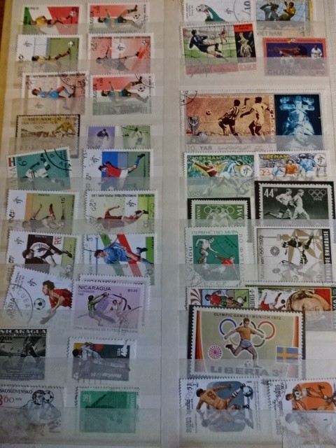 5 sport related stamp albums - Image 6 of 8