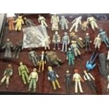 35 original 1970/80's Star Wars figures in case