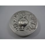 Jewish silver plated token?