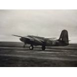 9 military postcards / photographs relating to the 1940's British night-fighter squadron to