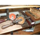 2 Stanley Hand Drills etc