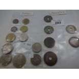 Selection of coins from Israel and Palestine
