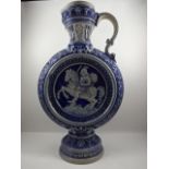 42cm blue and white ewer. 576 on base