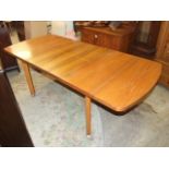 Retro Extending Dining Table with one leaf