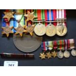 Quantity of mounted WW2 medals