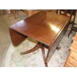 Pedestol Drop Leaf Table