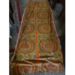 1960's curtains (3 of 2.3m x 1.2m), (pair of 2.3m x 1m), and (pair of 2.3 x 1.6m). sizes are