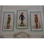 6 military related cigarette card books consisting of 4 x RAF and 2 military uniforms