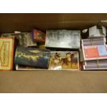4 boxes of various matchboxes, general interest, around 1000 in lot