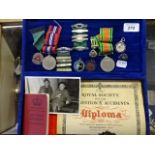 Collection of military ephemera for Ernest Roy Senior Circa WW2 and beyond