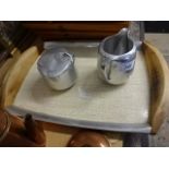 3 pieces of picquot ware