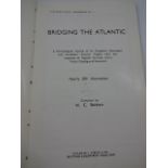 Building the Atlantic from the British overseas airways library compiled by Baldwin, plus a Neil