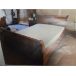French Style Sleigh Bed ( no materess ) 60 inches wide