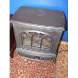 Large Cast Iron Electric Fire 25 inches wide 26 inches tall ( from house clearance )